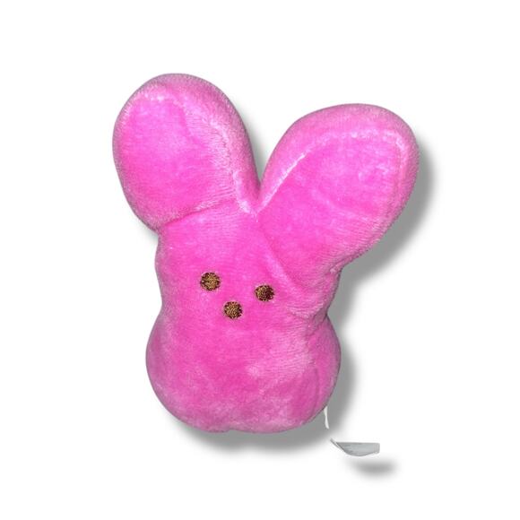 Peeps Plush Bunny Rabbit Easter Baby Nerd Carrot Green Orange Pink Lot of 2 12" - Picture 10 of 14